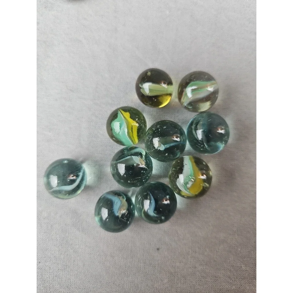🔥Vintage Lot Of 141 Cats Eye Swirl‎ Marbles